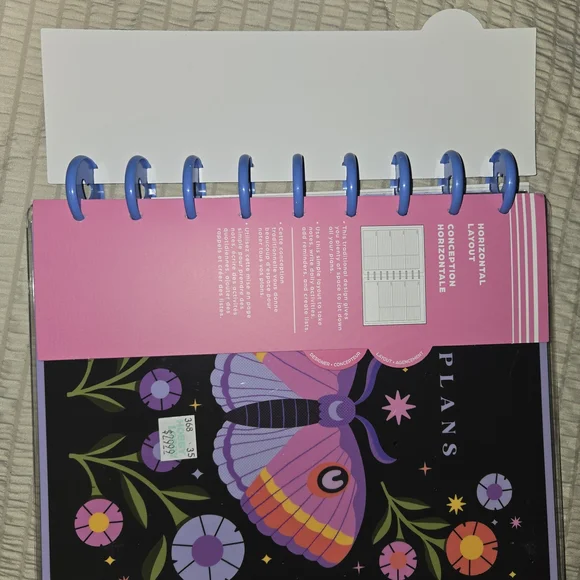 The Happy Planner Butterfly Design with Purple and Pink Accents - Picture 3 of 10